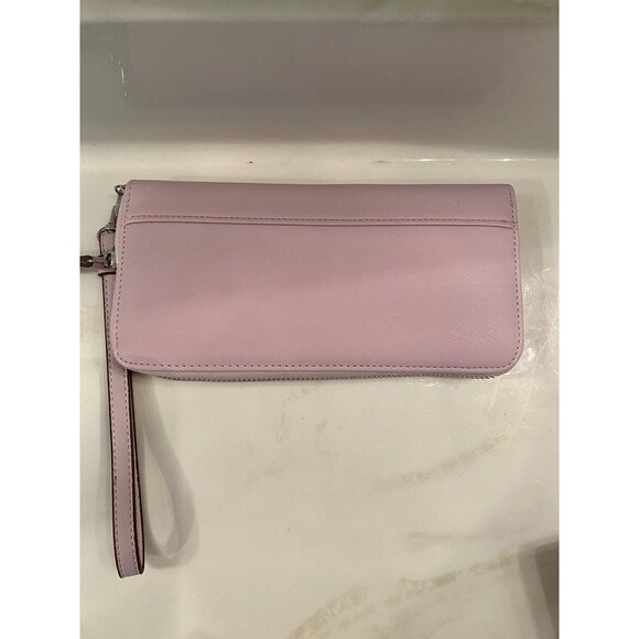 Anne Klein NWOT Lavender Pink Purple Wallet Clutch Wristlet 12 Credit Card Slots - Picture 6 of 12